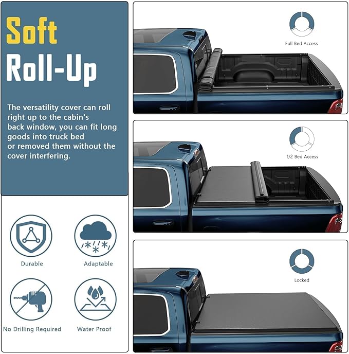 tonneau cover soft tri fold