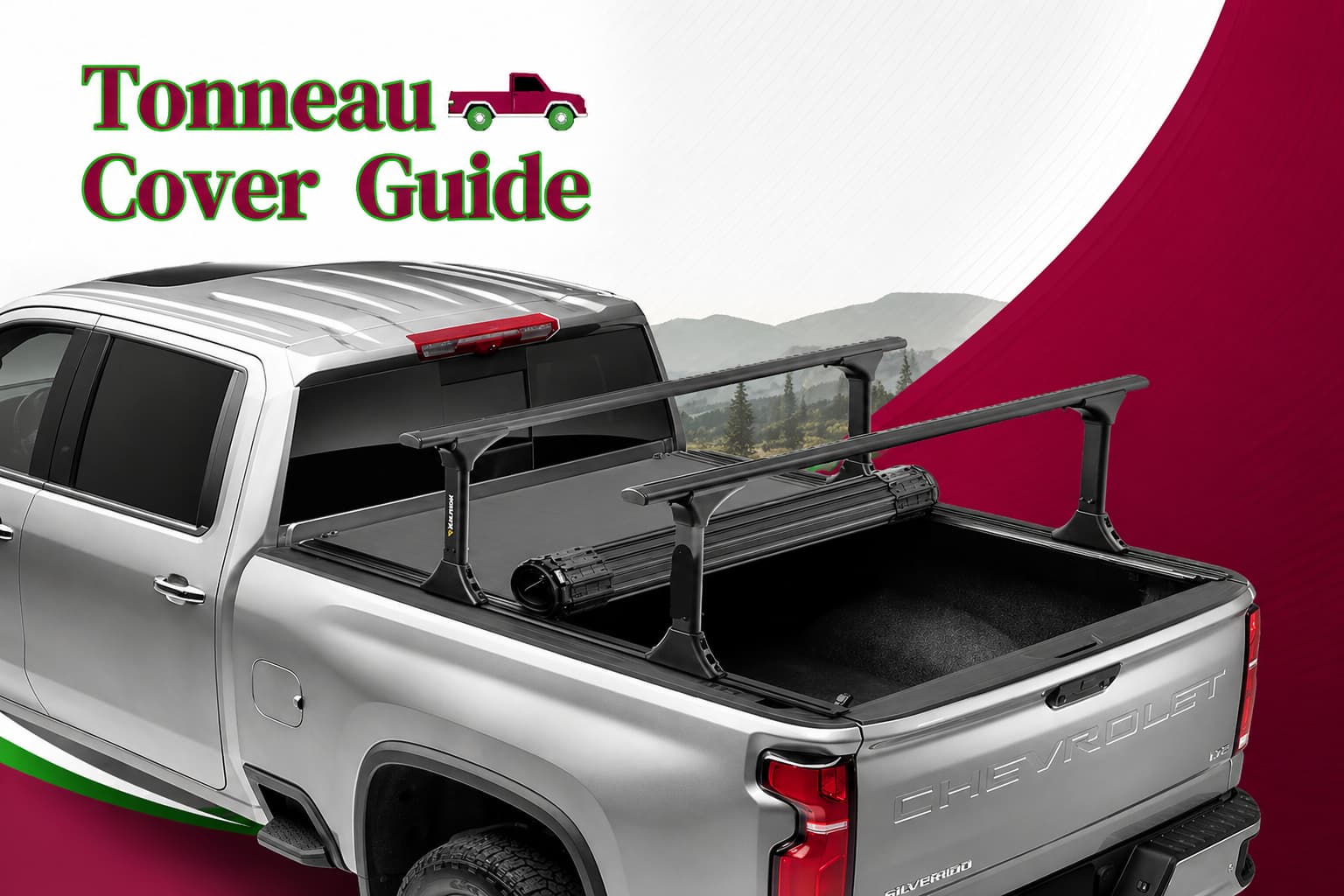 BAK Revolver X4 TS Hard Roll-Up Tonneau Cover w/ T-Slot Rails